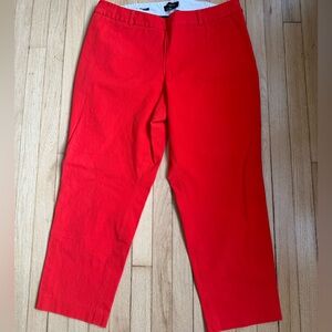 TALBOTS Women’s Heritage cotton & spandex Pant in Orange size 18W EUC